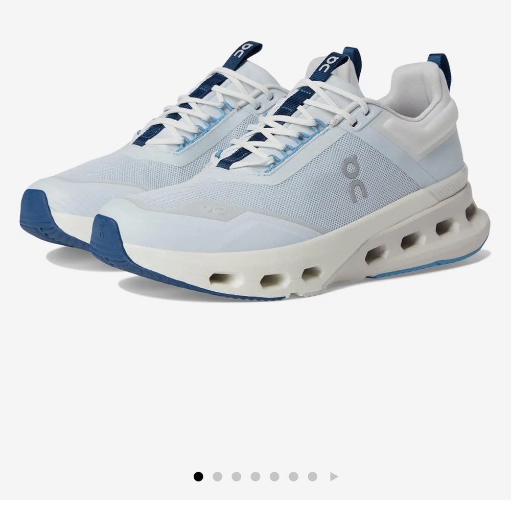 On Running Women's Blue and White Sneakers